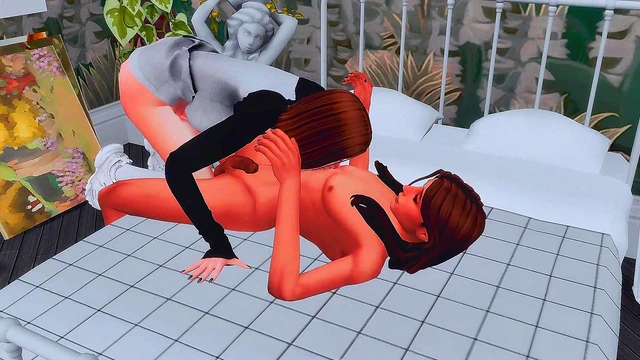 Perverted Futanari Mistress Seduces Stepson for Hard Anal Sex & Deep Throat FaceFuck