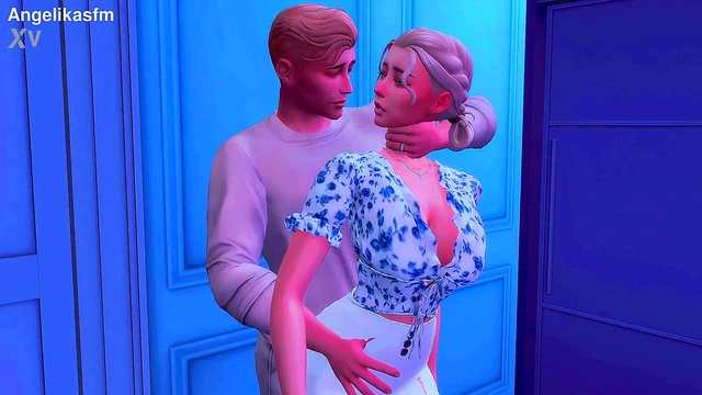 Perverted Stepmother Catches Stepdaughter's Hentai Blowjob & Anal Adventure