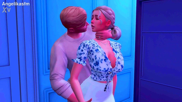 Perverted Stepmother Catches Stepdaughter's Hentai Blowjob & Anal Adventure