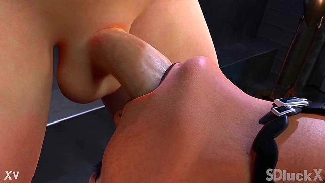 Aurore Cassel Deepthroats Big Cock in Cyberpunk 2077 Sloppy Anime Action