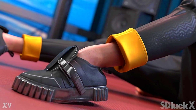 Aurore Cassel Deepthroats Big Cock in Cyberpunk 2077 Sloppy Anime Action