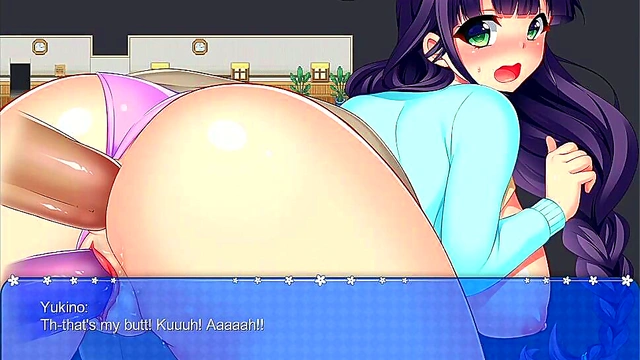 Yukino Tempts Patron With Seductive Acts At Coffee Shop In NTR Hentai Scene