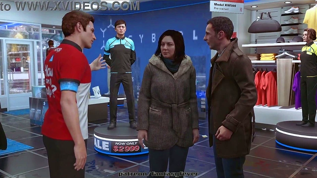 Teen Kara Pleasure Droid Sucks Cock & Shares Lesbian Fun In 3D Hentai Animations