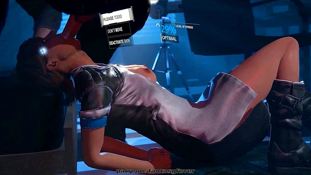 Teen Kara Pleasure Droid Sucks Cock & Shares Lesbian Fun In 3D Hentai Animations