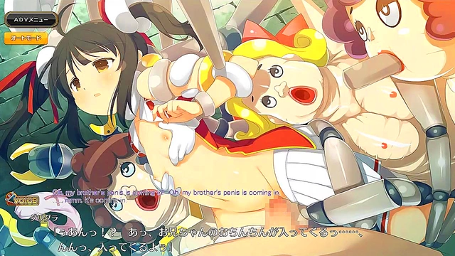 Hentai Anime Eroge Scene – Sexy Couple’s Intense Erotic Encounter