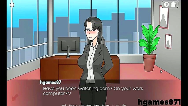 Busty Hentai Chick Seduces You in This Animated Erogame Adventure