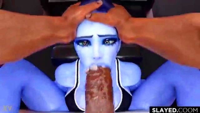 Hentai Widowmaker Deepthroats Big Black Cock for FieryCumshot