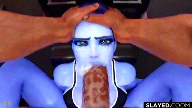 Hentai Widowmaker Deepthroats Big Black Cock for FieryCumshot