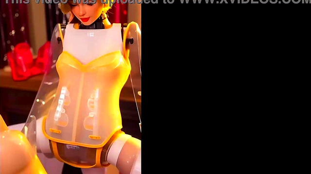 Valentine's-Day Fembots Seduce in Anime Art AI-Smut Fantasy