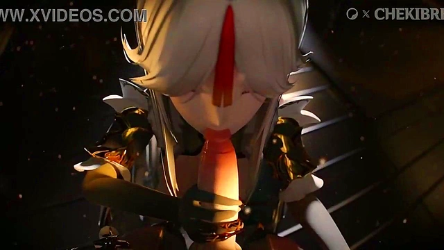 Big-Ass Genshin Impact Hentai Chick Gets Oral And Creampie Action