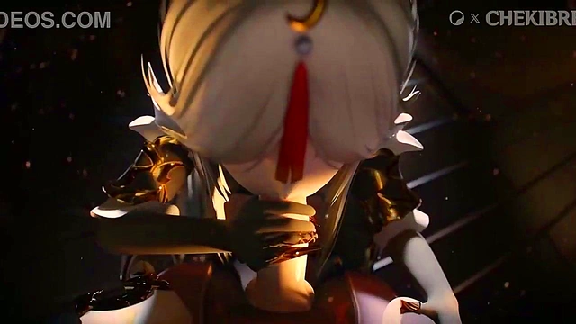 Big-Ass Genshin Impact Hentai Chick Gets Oral And Creampie Action