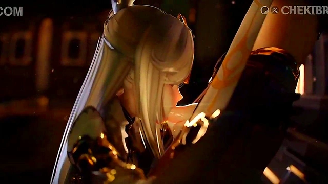 Big-Ass Genshin Impact Hentai Chick Gets Oral And Creampie Action