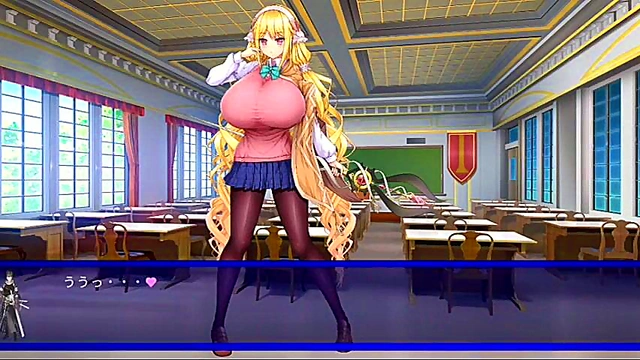 Leader of Light – Sexy Anime Game Heroine Seduces With Her Charms