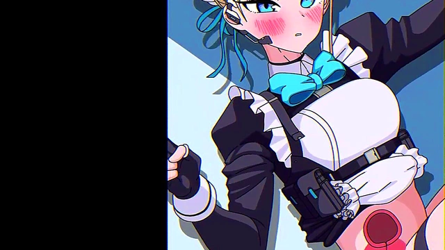 Horny Anime Chick Rocks Out in HMV Music Video Hentai Scene