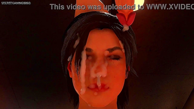 Busty MILF Getsthroat Fucked in 3D Hentai Porn RPG Maker Game