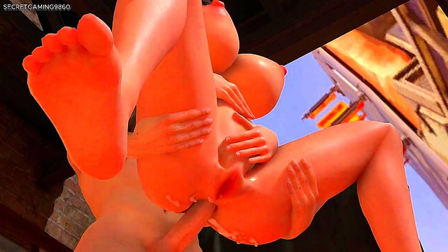 Busty MILF Getsthroat Fucked in 3D Hentai Porn RPG Maker Game