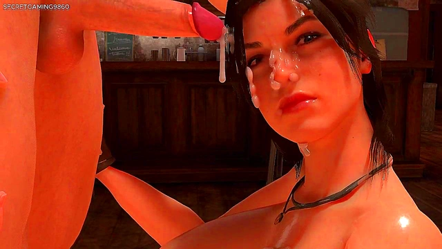 Busty MILF Getsthroat Fucked in 3D Hentai Porn RPG Maker Game