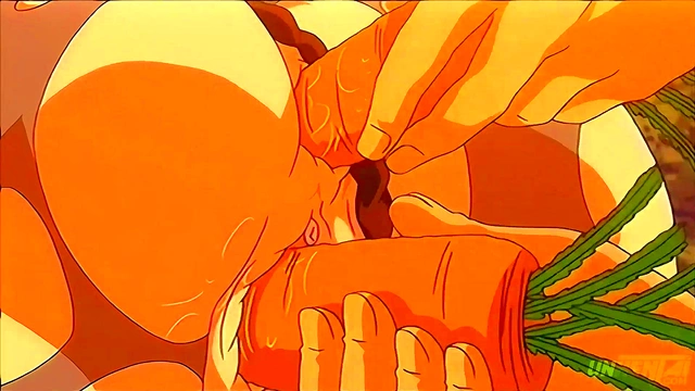 Busty Bunny Cosplayer Fucks Hard Outdoors for Sneaky Orgasm & DP