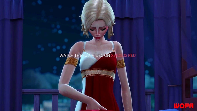 Blonde Cheats on Kingdom Heir with Servants for Humiliating Cuckold Sex