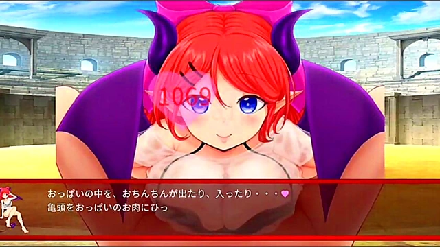 Horny Hentai Babe Enjoys TittyFuck Action With Game Lover