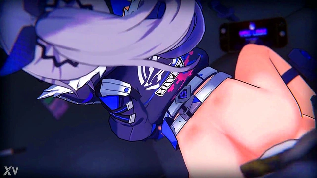 Silver Wolf Hentai Sex Scene Starts With Intense Passion