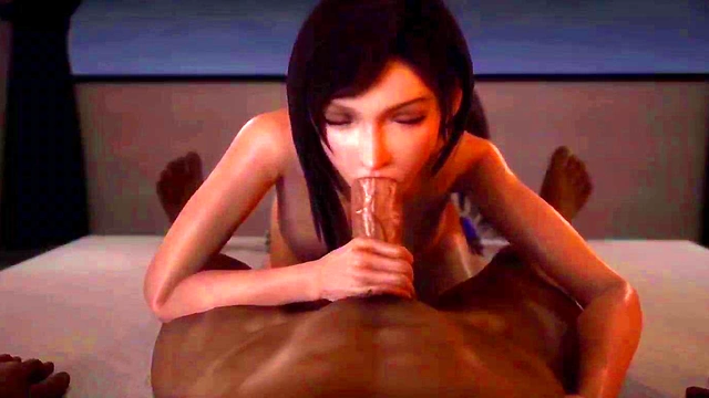 Chubby Hentai Babe Sucks Big Dick With Sexy Handjob For Juicy Finish