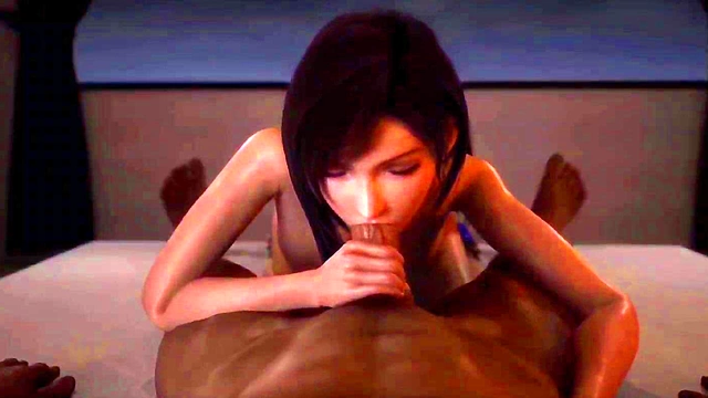 Chubby Hentai Babe Sucks Big Dick With Sexy Handjob For Juicy Finish