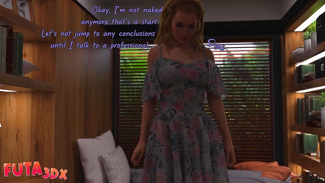 Blonde Futanari Babe With Big Tits Fucks Friend Hard In Doggy Style & Reverse Cowgirl