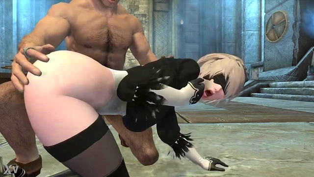 YoRHa 2B Gets Bang(ed) in 3D Hentai Sex Adventure