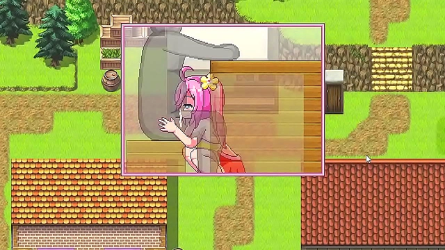 Horny Grocery Store Clerk Gets Fucked In Anime Game Scene