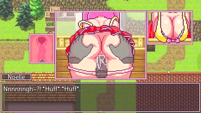 Horny Grocery Store Clerk Gets Fucked In Anime Game Scene