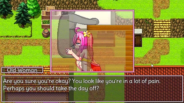 Horny Grocery Store Clerk Gets Fucked In Anime Game Scene