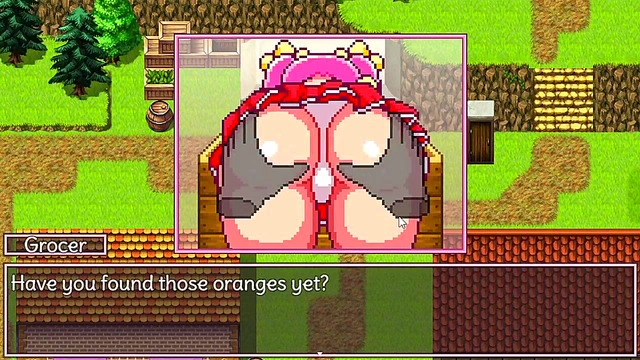 Horny Grocery Store Clerk Gets Fucked In Anime Game Scene