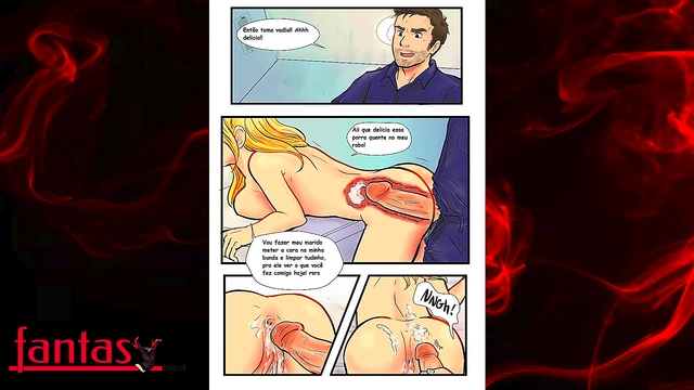 Horny Wife Gets Pounded in Anime Cuckold Anal Adventure