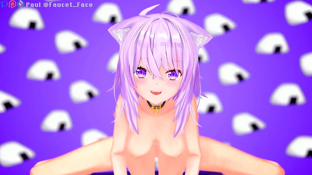 Nekomata Okayu Shows Gratitude With Sexy 3D VTuber Action