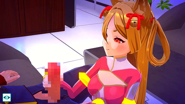 Shangri-La Drive Setsu Gives Power-Filled Straw Blowjob For Anime Orgasm