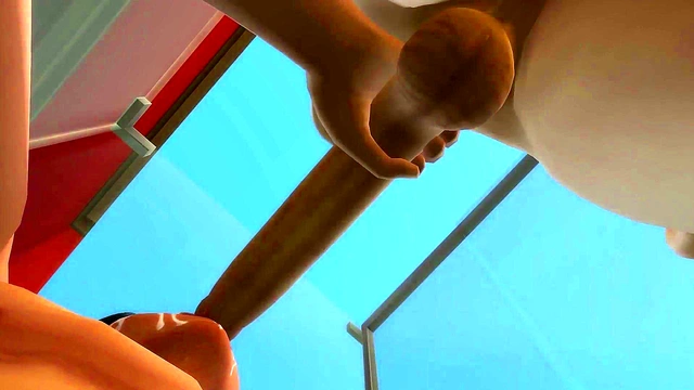 3D Teen Anime Babe Gets Pounded By Huge Dick For Massive Bukkake Creampie