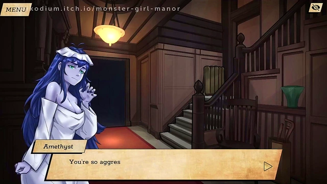 Monster Girl Seduces Man In Manor For Erotic Hentai Fun