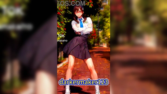 AI Art TikTok Dance Compilation – Toga EVA Shows Off Her Ahegao Moves