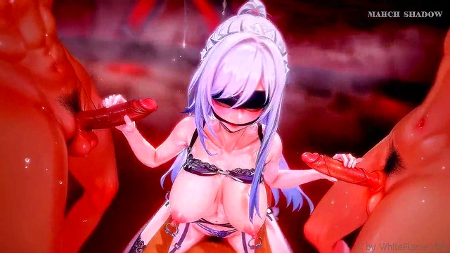 Hentai Anime Jingliu From Honkai Star Rail Gets MMD Action