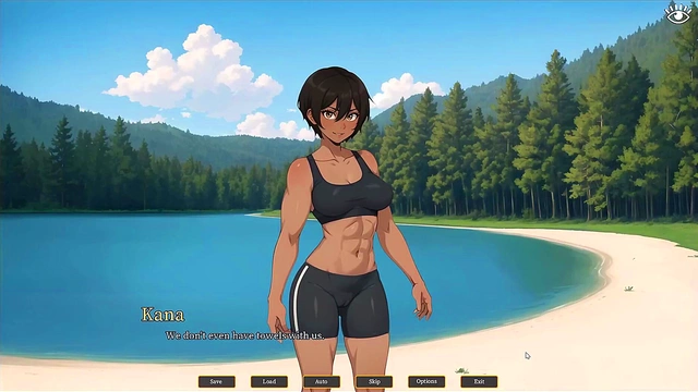 Cute TomboyGF Gets Busty Creeamy Outdoor Blowjob & Anal in Beachside Hentai Adventure