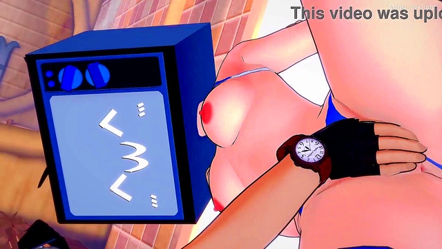 TV Woman Seductively Fucks in Bikini – Doggy Style & Cowgirlpositions for Hot 3D Hentai Fun