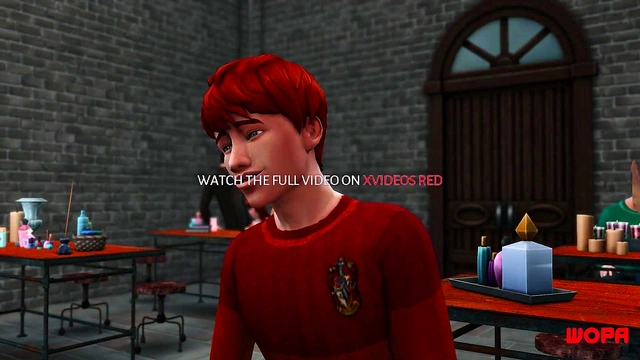 Hermione Cheats With Harry While Ron Watches Helplessly In Anime Sex Cuckold Scene