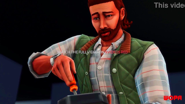 Naughty Neighbor Repays TV Help With Hot Anime Sex While Husband Watches