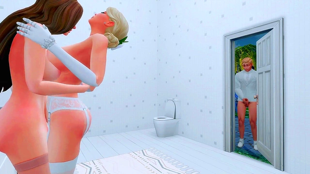 Cuckold Husband Spies On Wife’s Futanari Mistress In Sims Me Hentai SFM Anal & Deep Throat Session