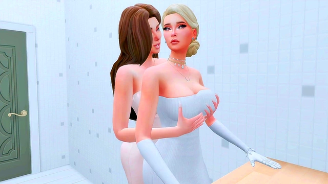 Cuckold Husband Spies On Wife’s Futanari Mistress In Sims Me Hentai SFM Anal & Deep Throat Session