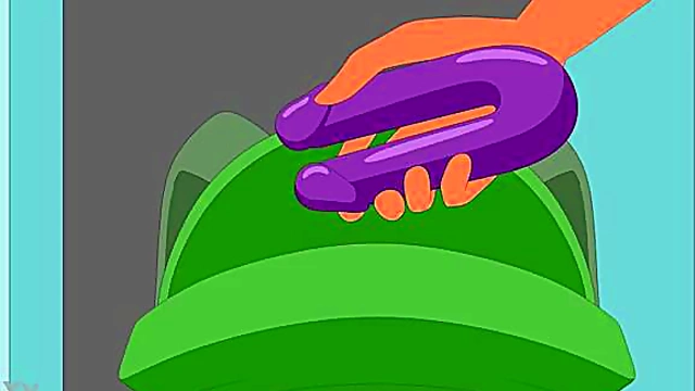 Lesbian Janitors Jane & Morgan Toy Each Other In Steamy Cartoon Action