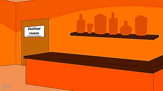 Lesbian Janitors Jane & Morgan Toy Each Other In Steamy Cartoon Action