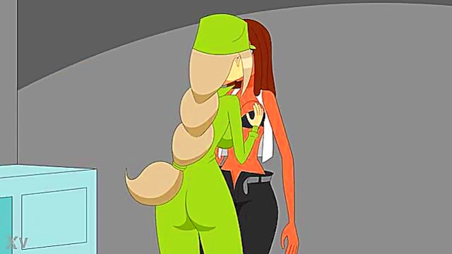 Lesbian Janitors Jane & Morgan Toy Each Other In Steamy Cartoon Action