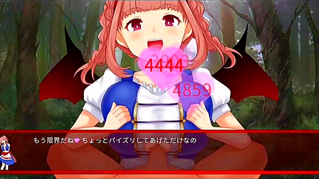 Horny Hentai Babe Enjoys Titty Fuck Action From Game Guy